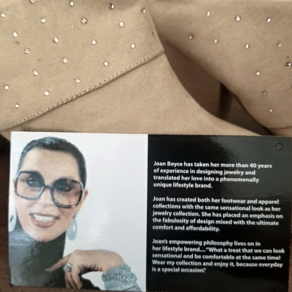 Joan Boyce Slip On Heeled Booties - Picture 7 of 9